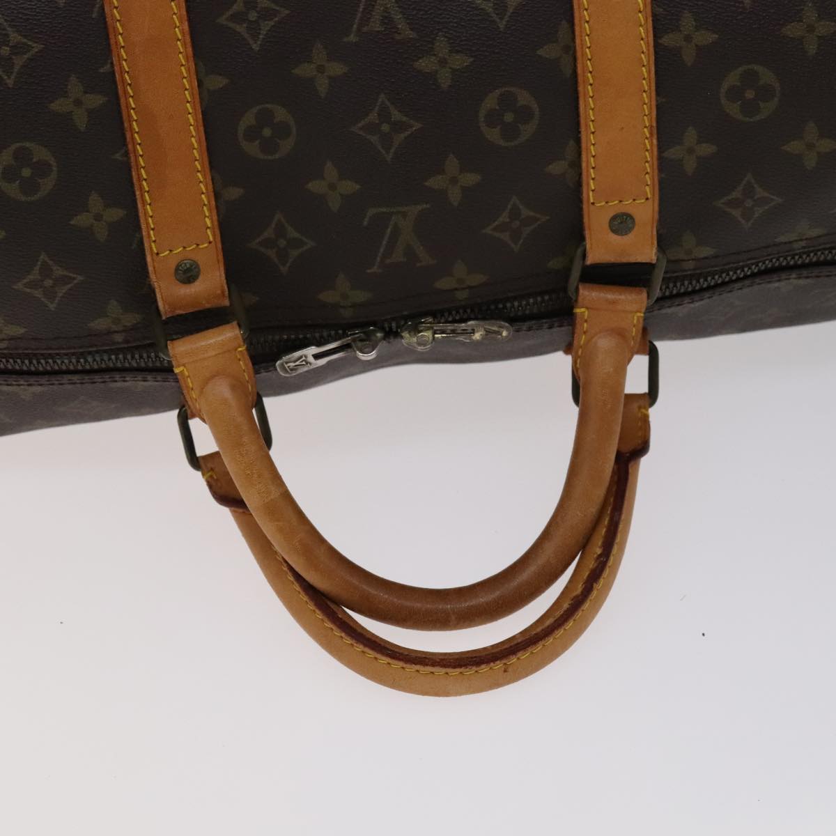LOUIS VUITTON Monogram Keepall 60 Boston Bag M41422 LV 108844