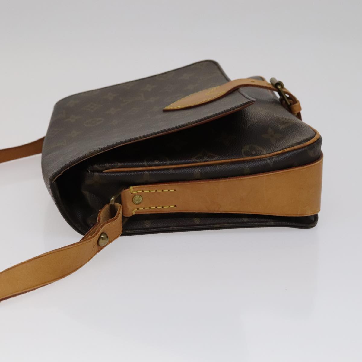 LOUIS VUITTON Monogram Cartouchiere GM Shoulder Bag M51252 LV 108854