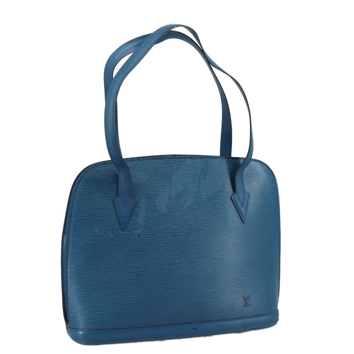 LOUIS VUITTON Epi Lussac Shoulder Bag Blue M52285 LV 108867