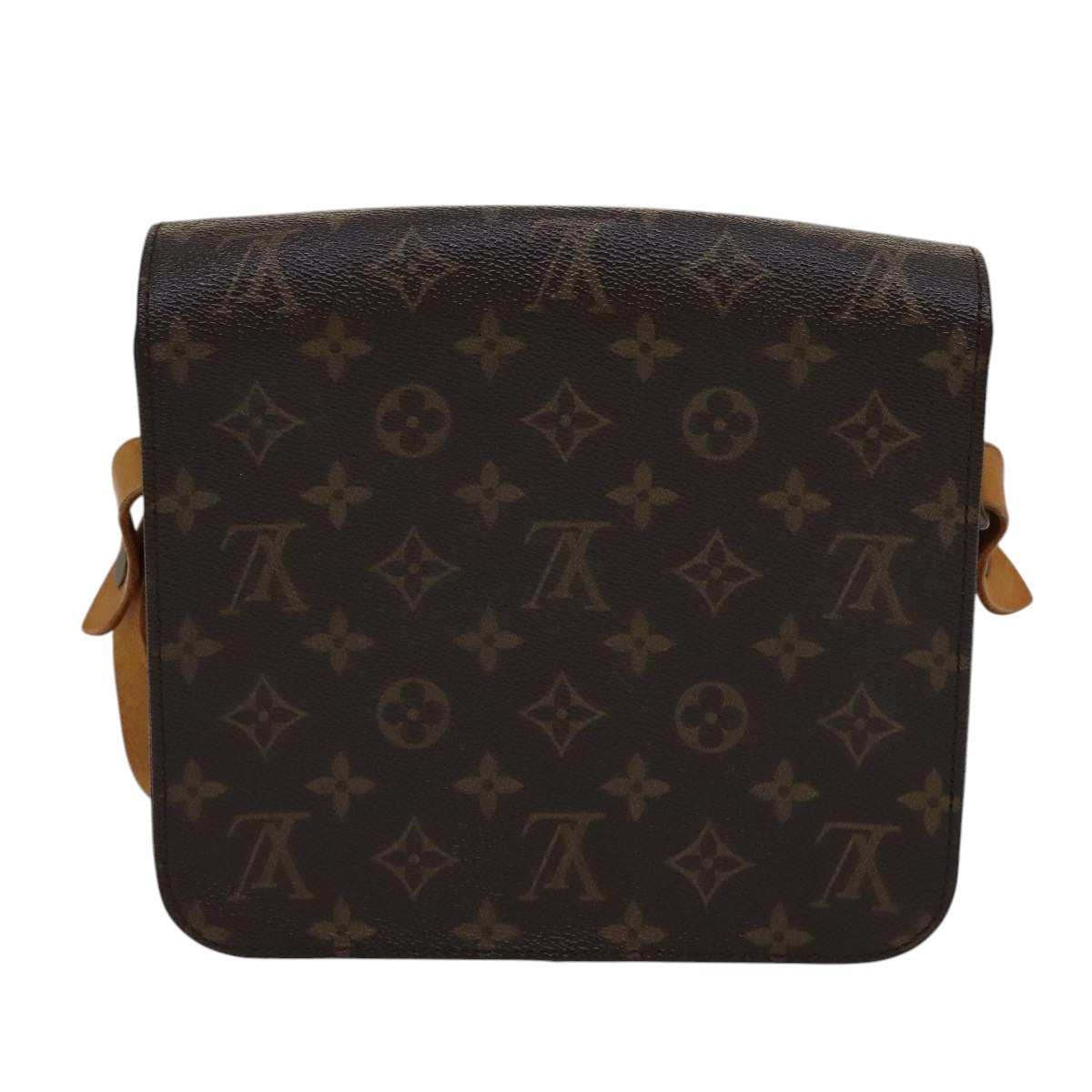 LOUIS VUITTON Monogram Cartouchiere MM Shoulder Bag M51253 LV 108893