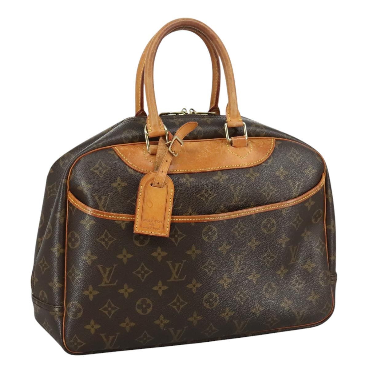 LOUIS VUITTON Monogram Deauville Hand Bag M47270 LV 108894