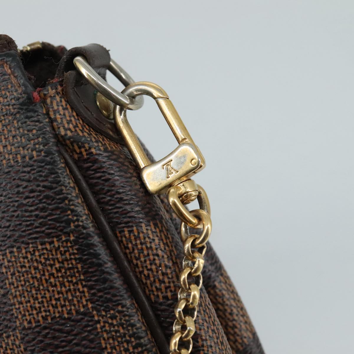 LOUIS VUITTON Damier Ebene Eva Shoulder Bag N55213 LV 108952
