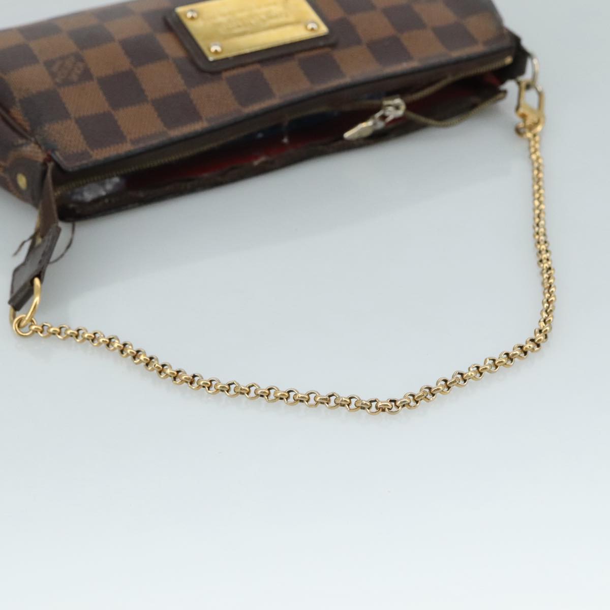 LOUIS VUITTON Damier Ebene Eva Shoulder Bag N55213 LV 108952