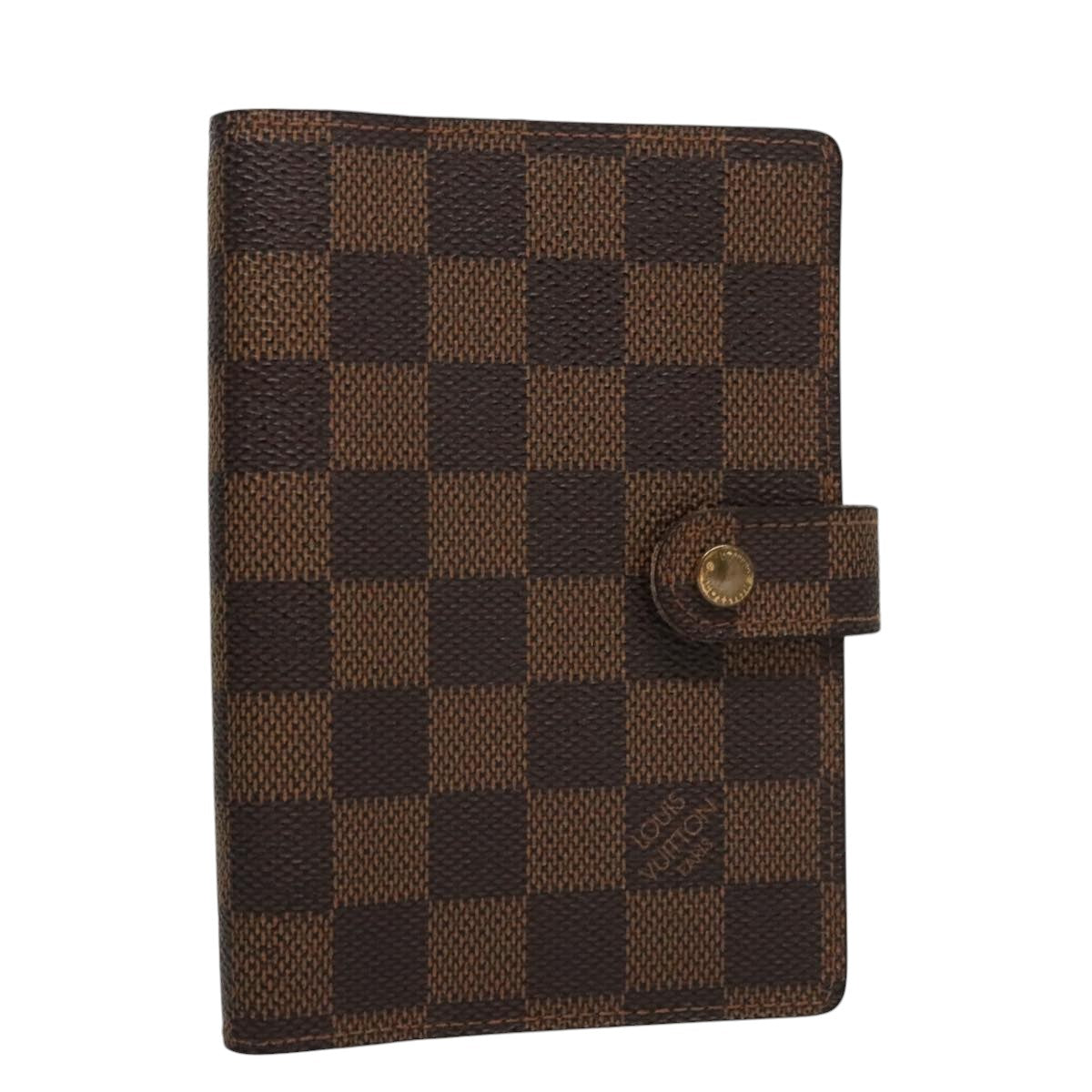 LOUIS VUITTON Damier Ebene Agenda PM Day Planner Cover R20700 LV 108960