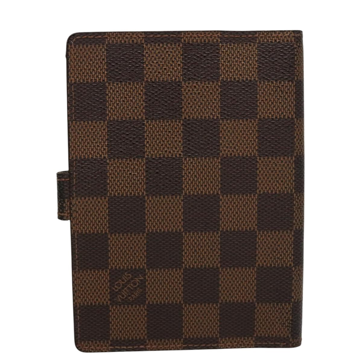 LOUIS VUITTON Damier Ebene Agenda PM Day Planner Cover R20700 LV 108960