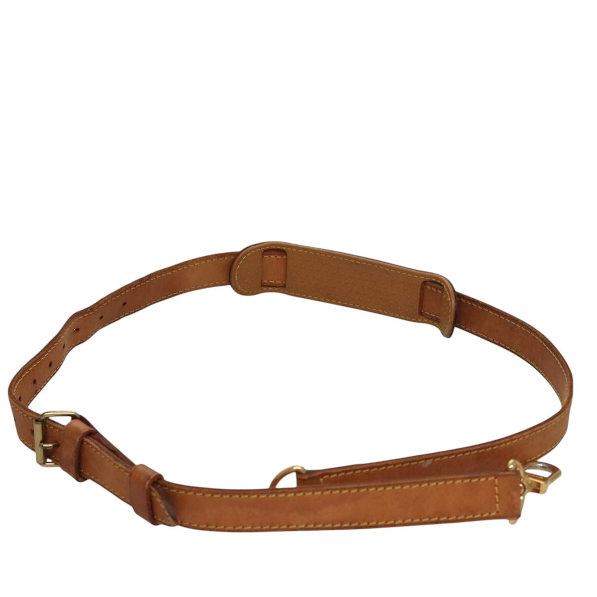 LOUIS VUITTON Adjustable Shoulder Strap Leather 32.7""-39.8"" Beige 108983