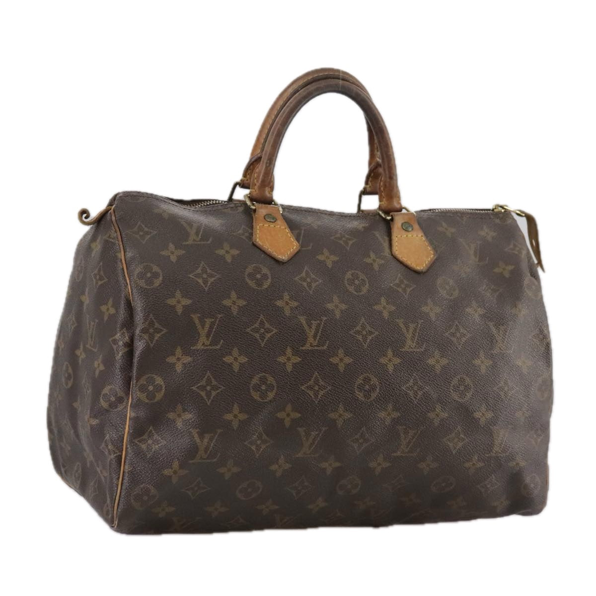 LOUIS VUITTON Monogram Speedy 35 Hand Bag M41524 LV 108992