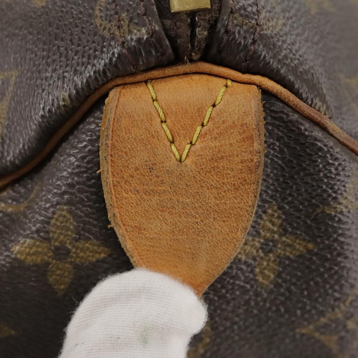 LOUIS VUITTON Monogram Speedy 35 Hand Bag M41524 LV 108992