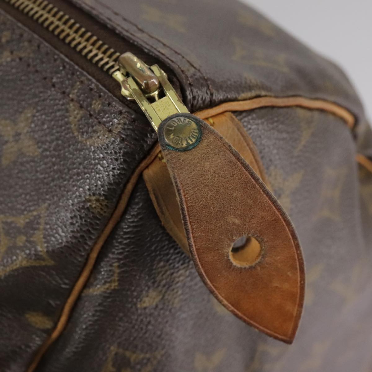LOUIS VUITTON Monogram Speedy 35 Hand Bag M41524 LV 108992