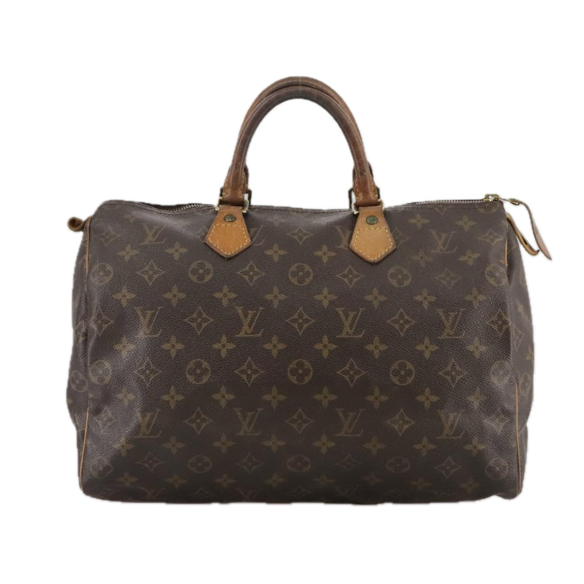 LOUIS VUITTON Monogram Speedy 35 Hand Bag M41524 LV 108992
