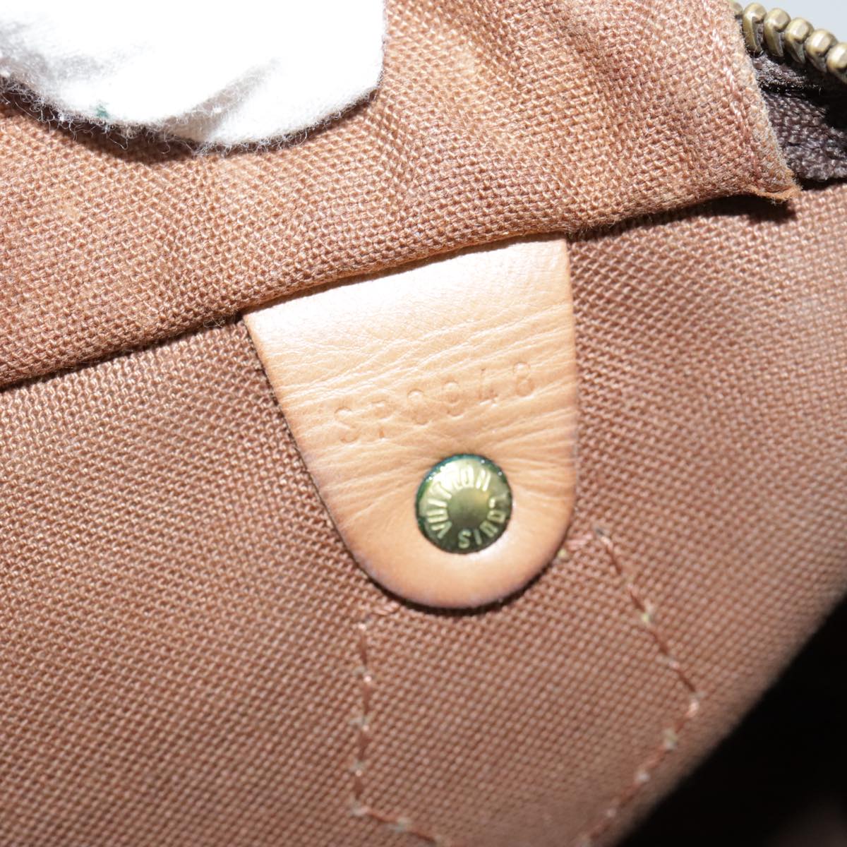 LOUIS VUITTON Monogram Speedy 35 Hand Bag M41524 LV 108992