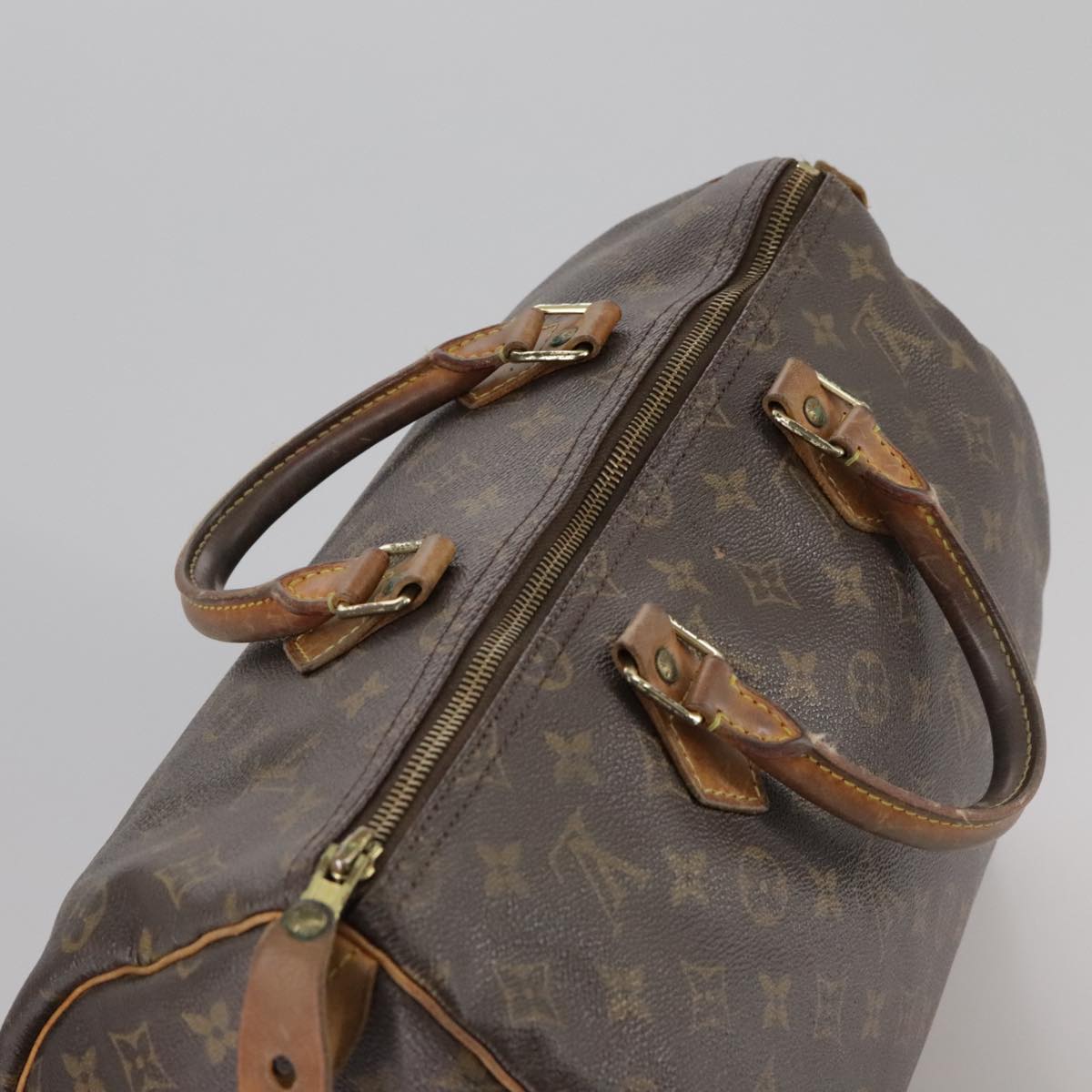 LOUIS VUITTON Monogram Speedy 35 Hand Bag M41524 LV 108992