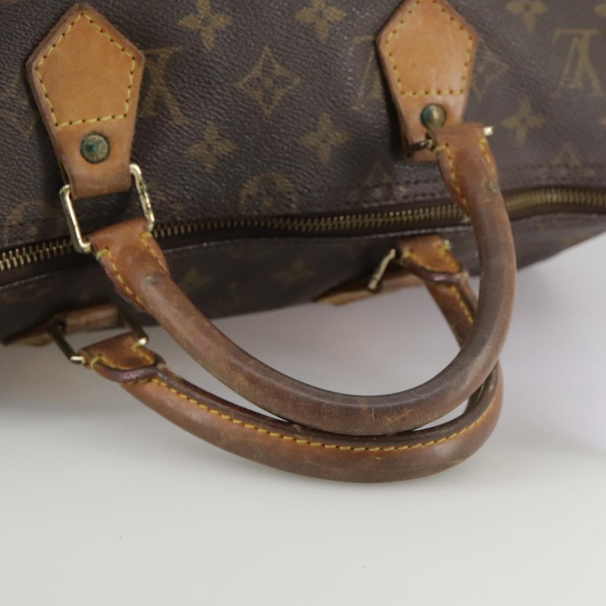 LOUIS VUITTON Monogram Speedy 35 Hand Bag M41524 LV 108992