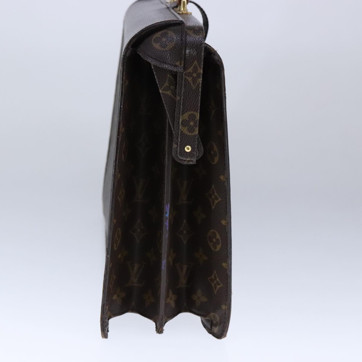 LOUIS VUITTON Monogram Serviette Fermoir Business Bag M53305 LV 108998