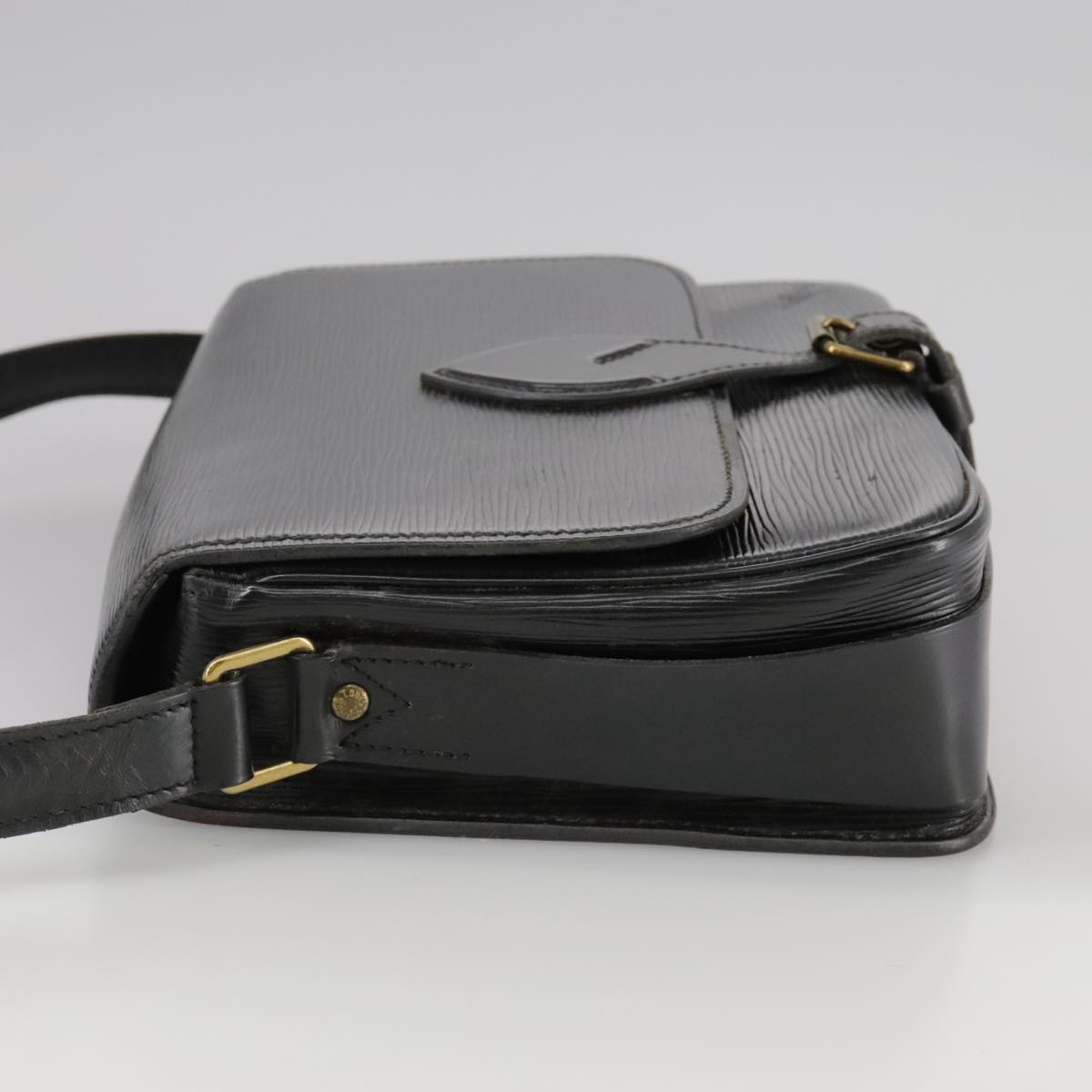 LOUIS VUITTON Epi Cartouchiere MM Shoulder Bag Black Noir M52242 LV 109003