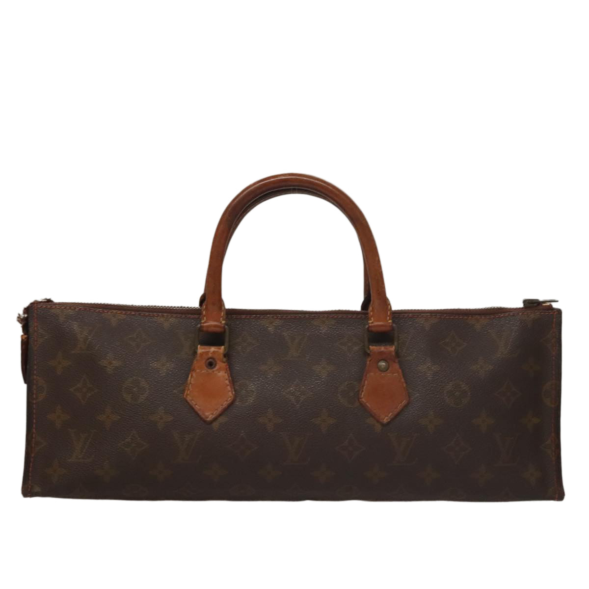LOUIS VUITTON Monogram Sac Triangle Hand Bag M51360 LV 109008