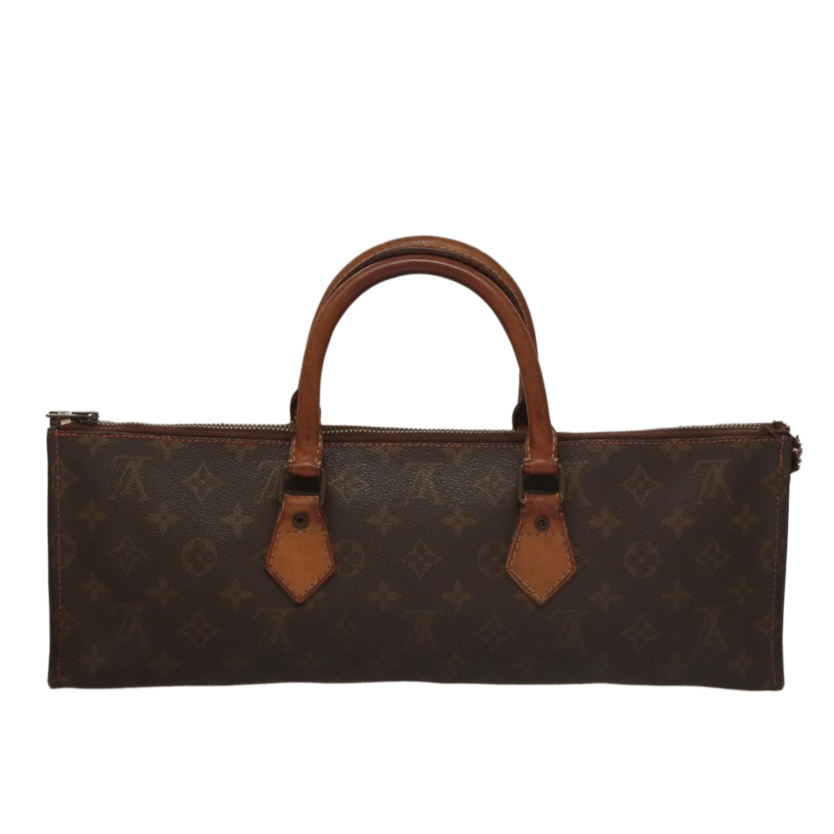 LOUIS VUITTON Monogram Sac Triangle Hand Bag M51360 LV 109008