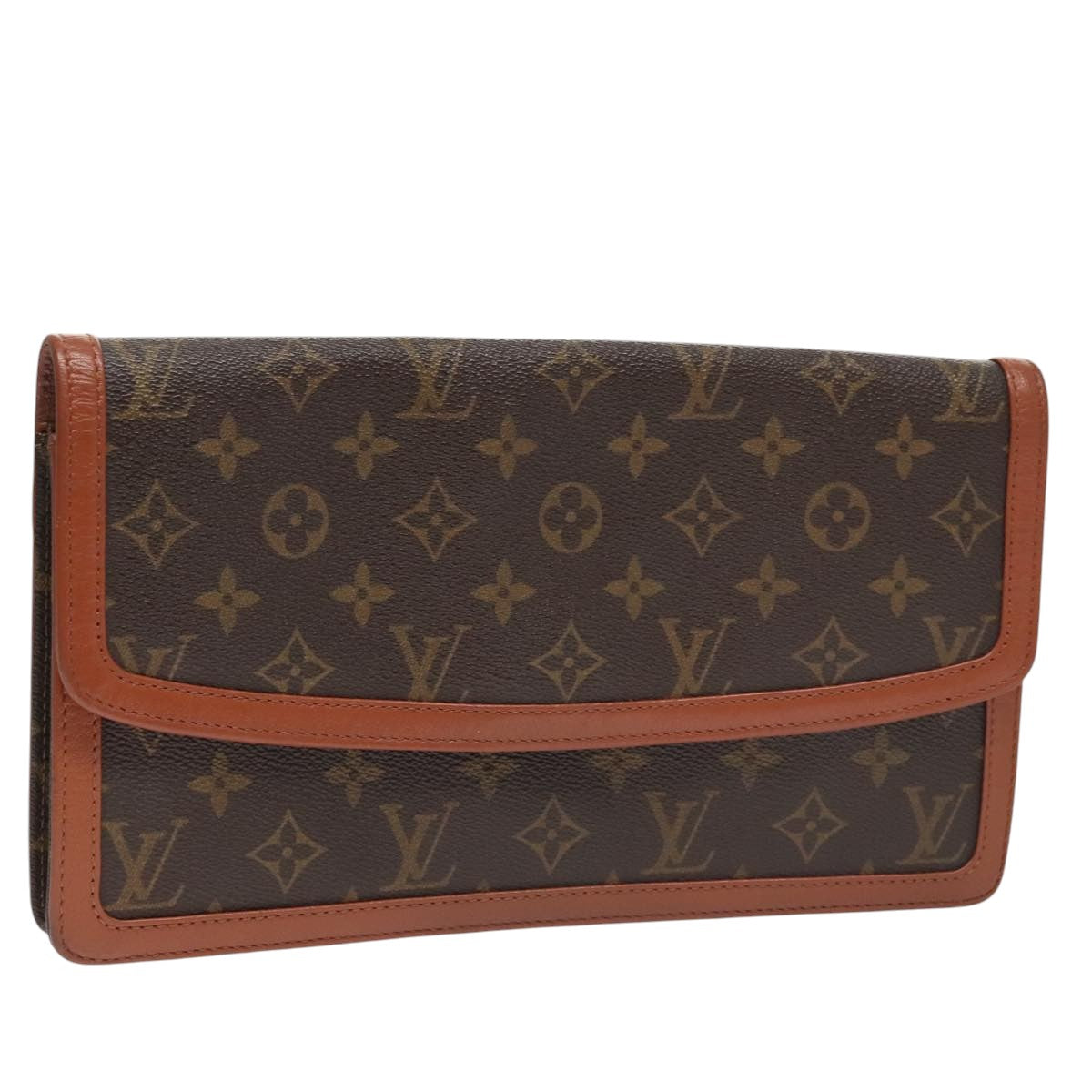 LOUIS VUITTON Monogram Pochette Dam GM Clutch Bag M51810 LV 109017
