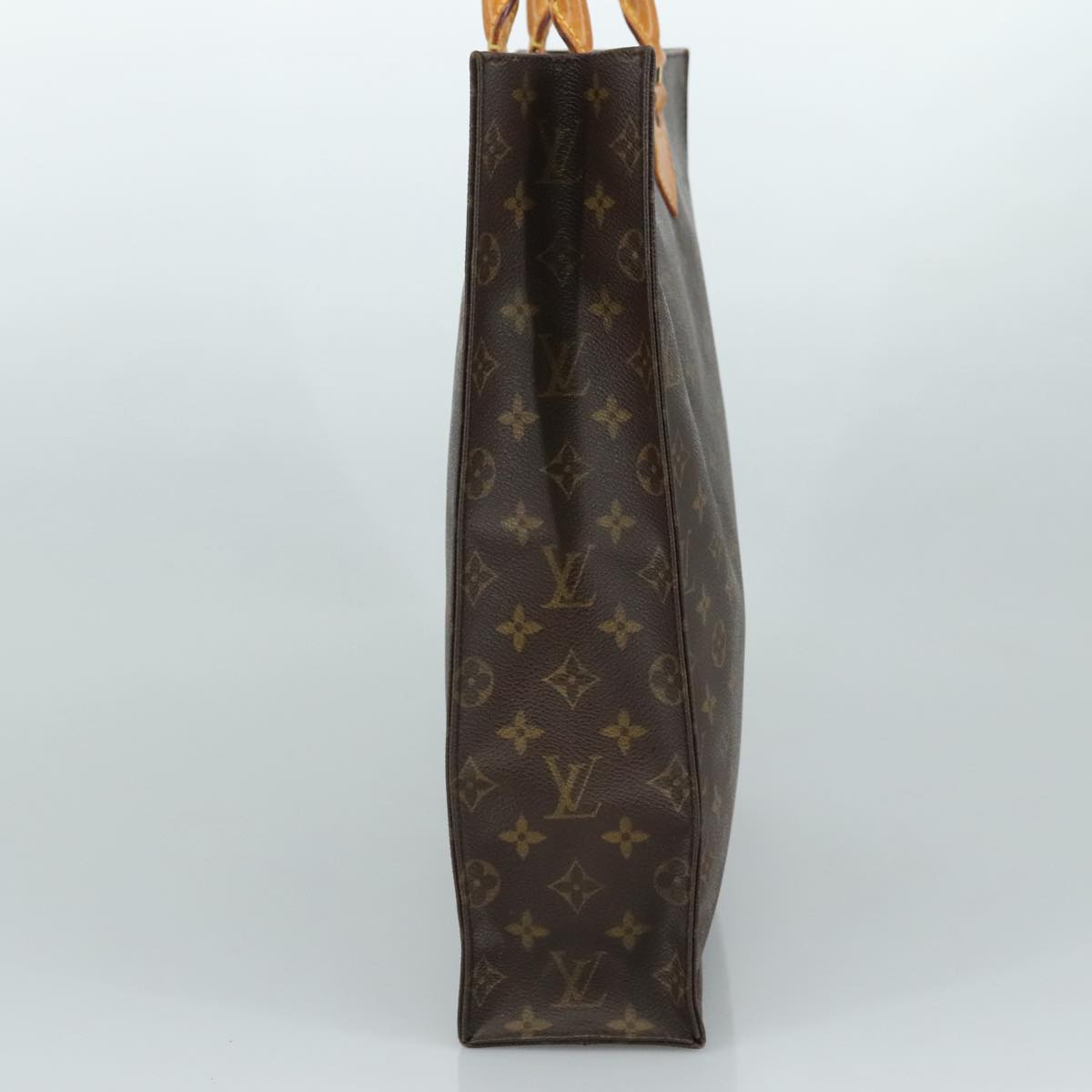 LOUIS VUITTON Monogram Sac Plat Hand Bag M51140 LV 109024