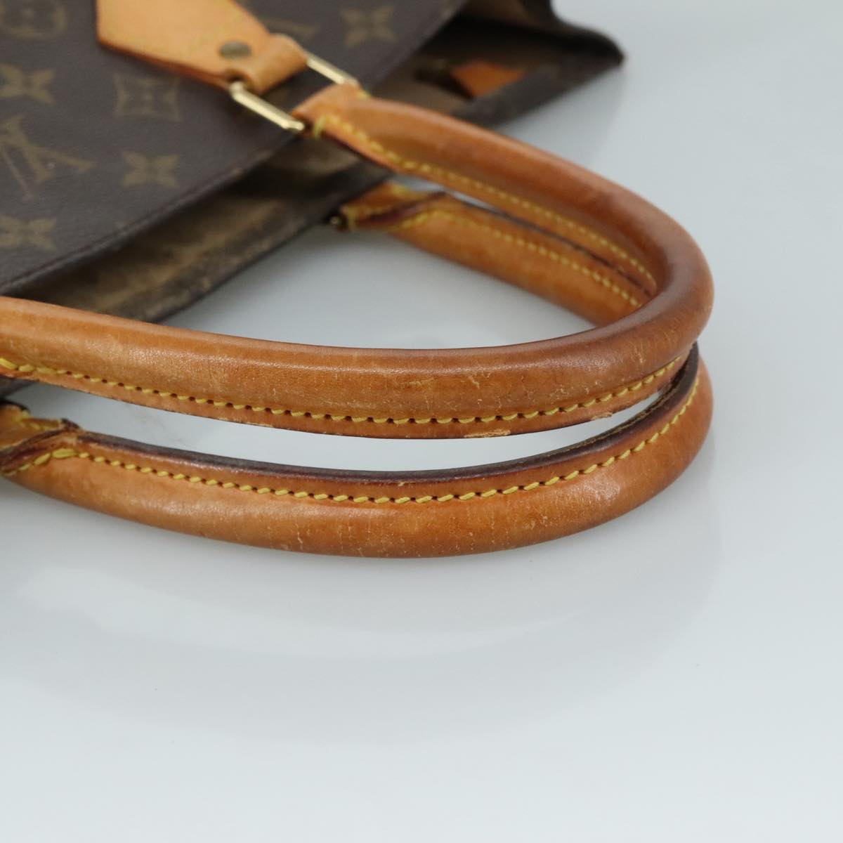 LOUIS VUITTON Monogram Sac Plat Hand Bag M51140 LV 109024