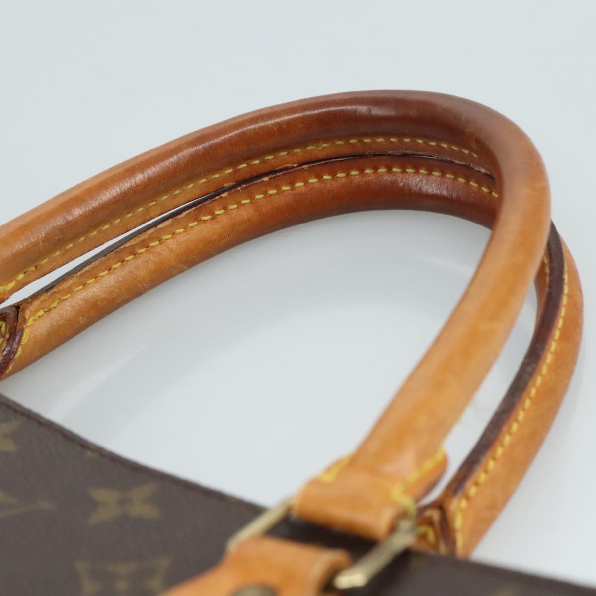LOUIS VUITTON Monogram Sac Plat Hand Bag M51140 LV 109024