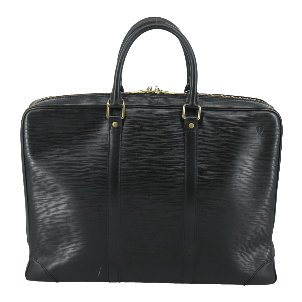 LOUIS VUITTON Epi Porte Documents Voyage Business Bag Black M54472 109026