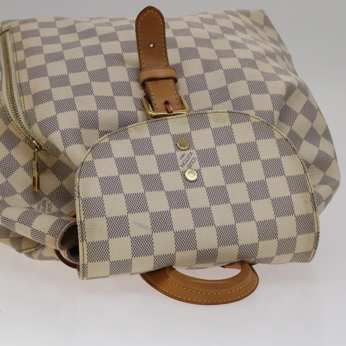 LOUIS VUITTON Damier Azur Speron Backpack N41578 LV 109031