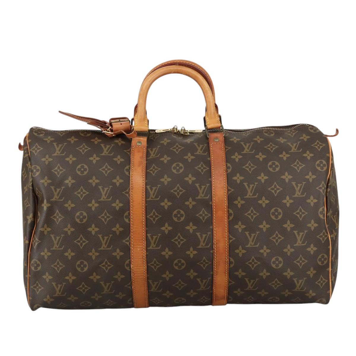 LOUIS VUITTON Monogram Keepall 50 Boston Bag M41426 LV 109032