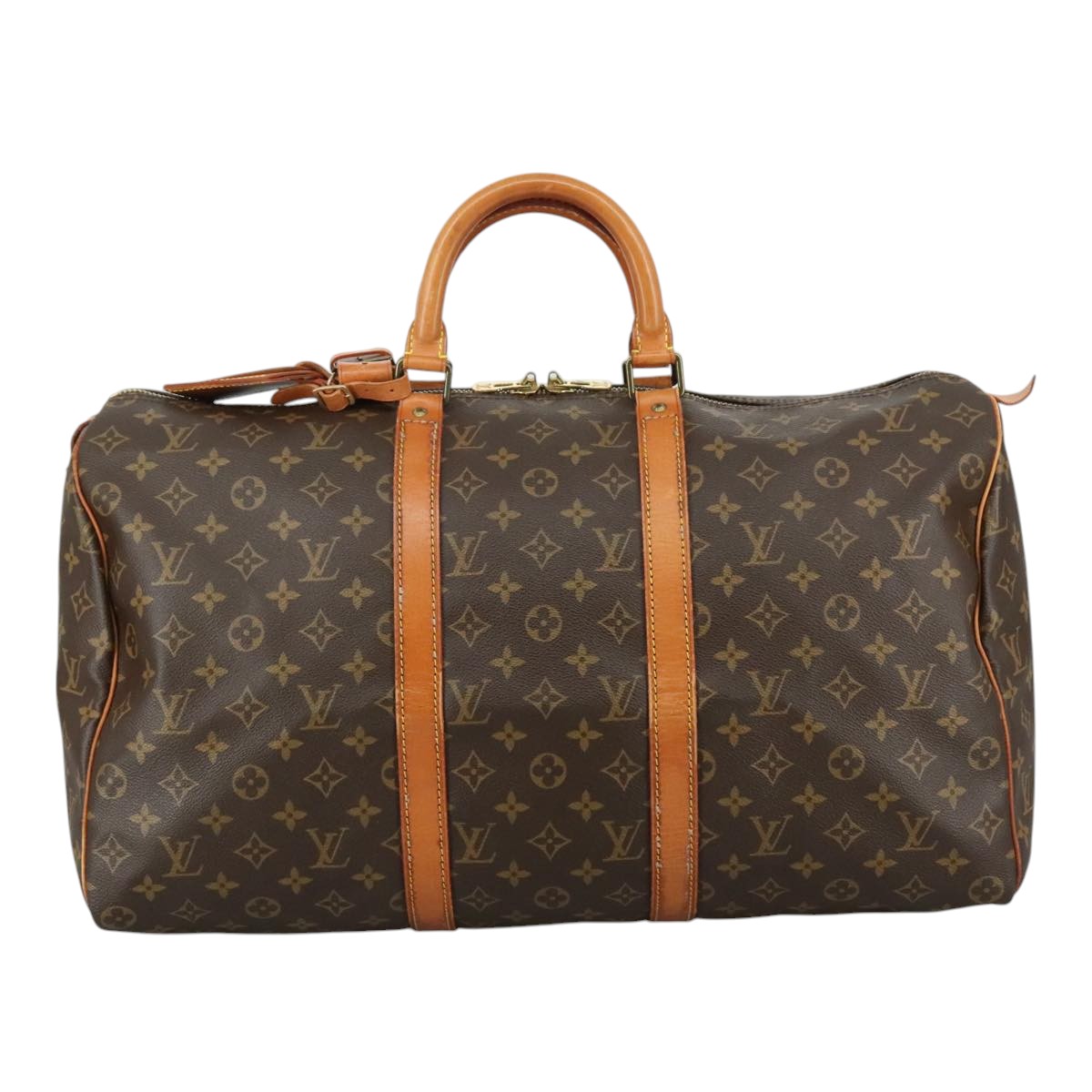 LOUIS VUITTON Monogram Keepall 50 Boston Bag M41426 LV 109037