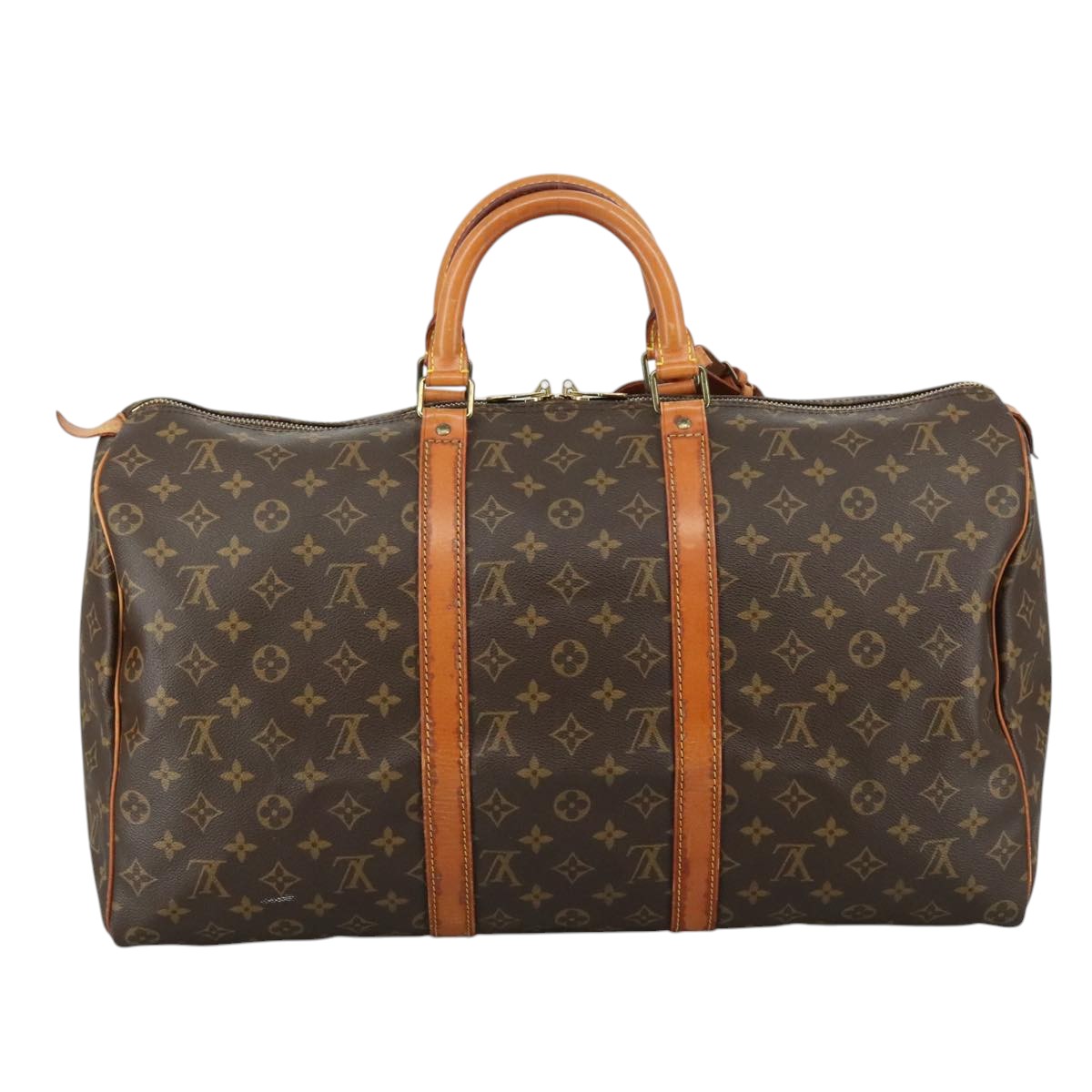 LOUIS VUITTON Monogram Keepall 50 Boston Bag M41426 LV 109037