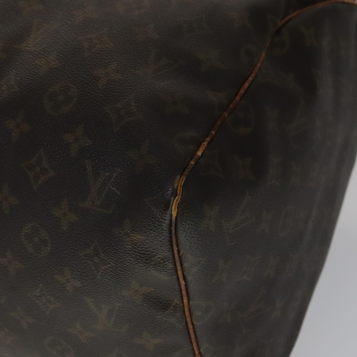 LOUIS VUITTON Monogram Keepall 55 Boston Bag M41424 LV 109039