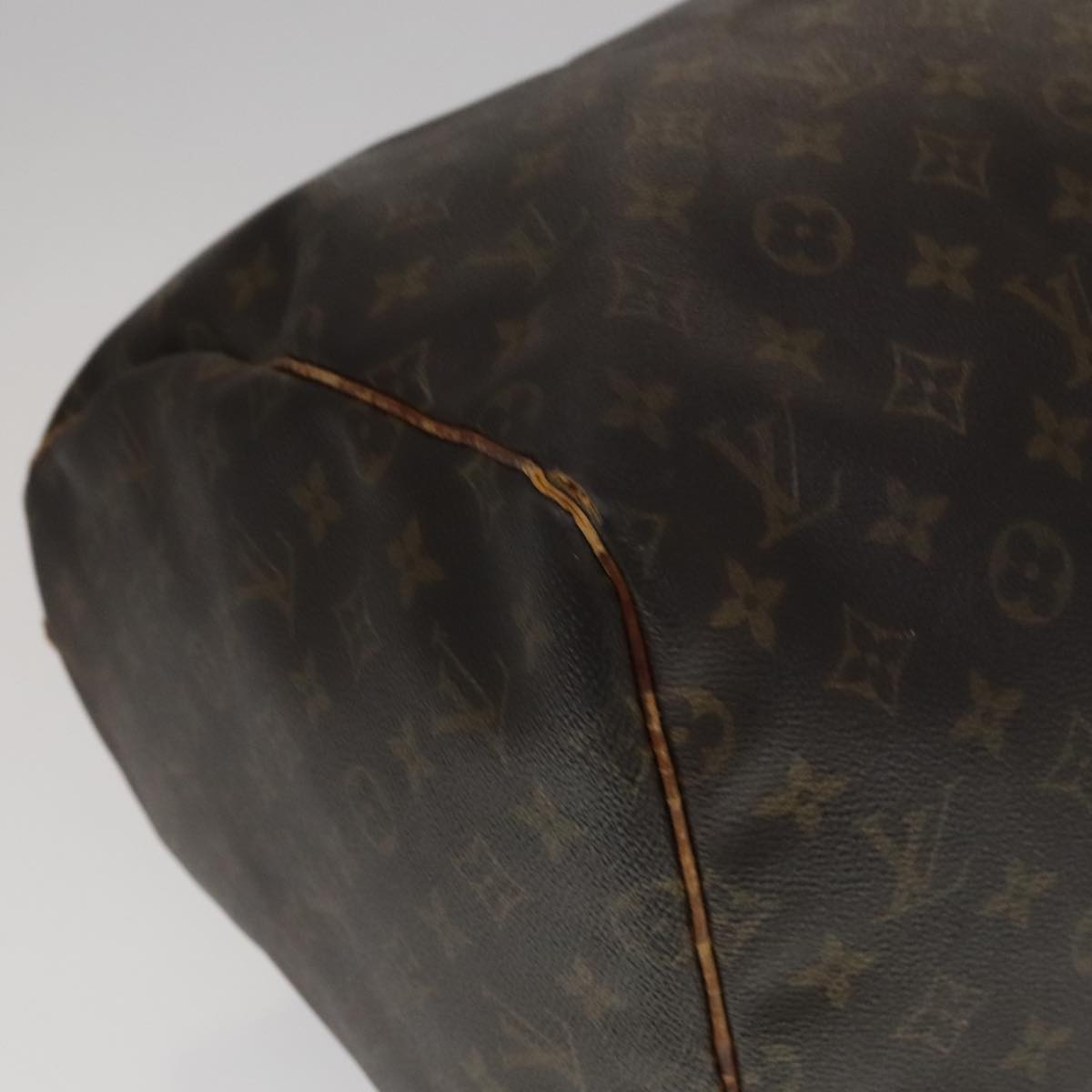 LOUIS VUITTON Monogram Keepall 55 Boston Bag M41424 LV 109039