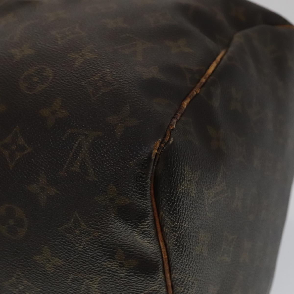 LOUIS VUITTON Monogram Keepall 55 Boston Bag M41424 LV 109039