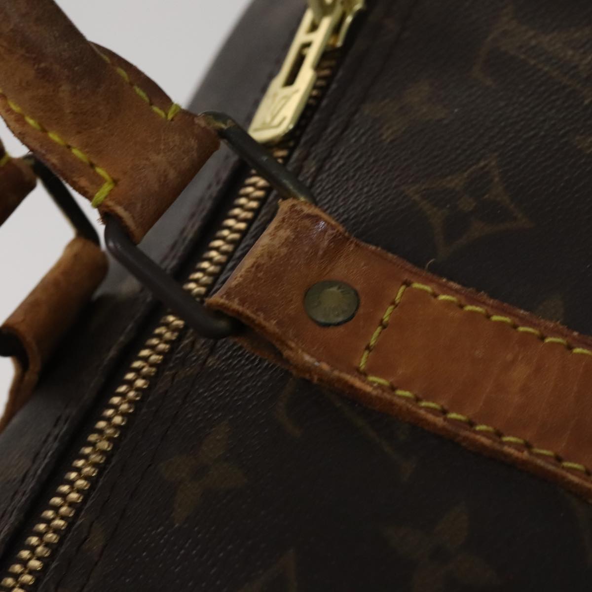 LOUIS VUITTON Monogram Keepall 55 Boston Bag M41424 LV 109039