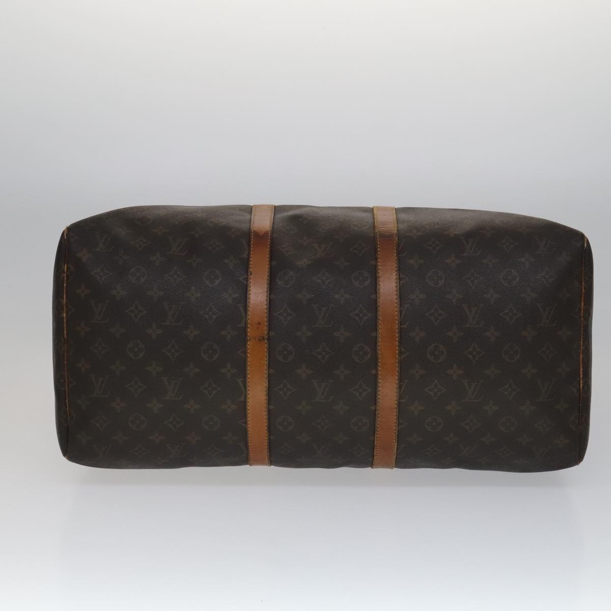 LOUIS VUITTON Monogram Keepall 55 Boston Bag M41424 LV 109039