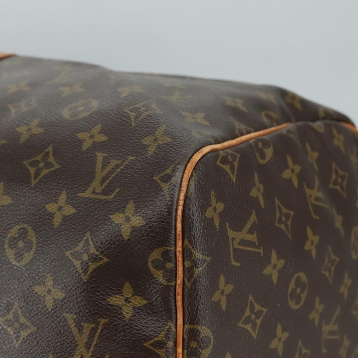 LOUIS VUITTON Monogram Keepall 55 Boston Bag M41424 LV 109040