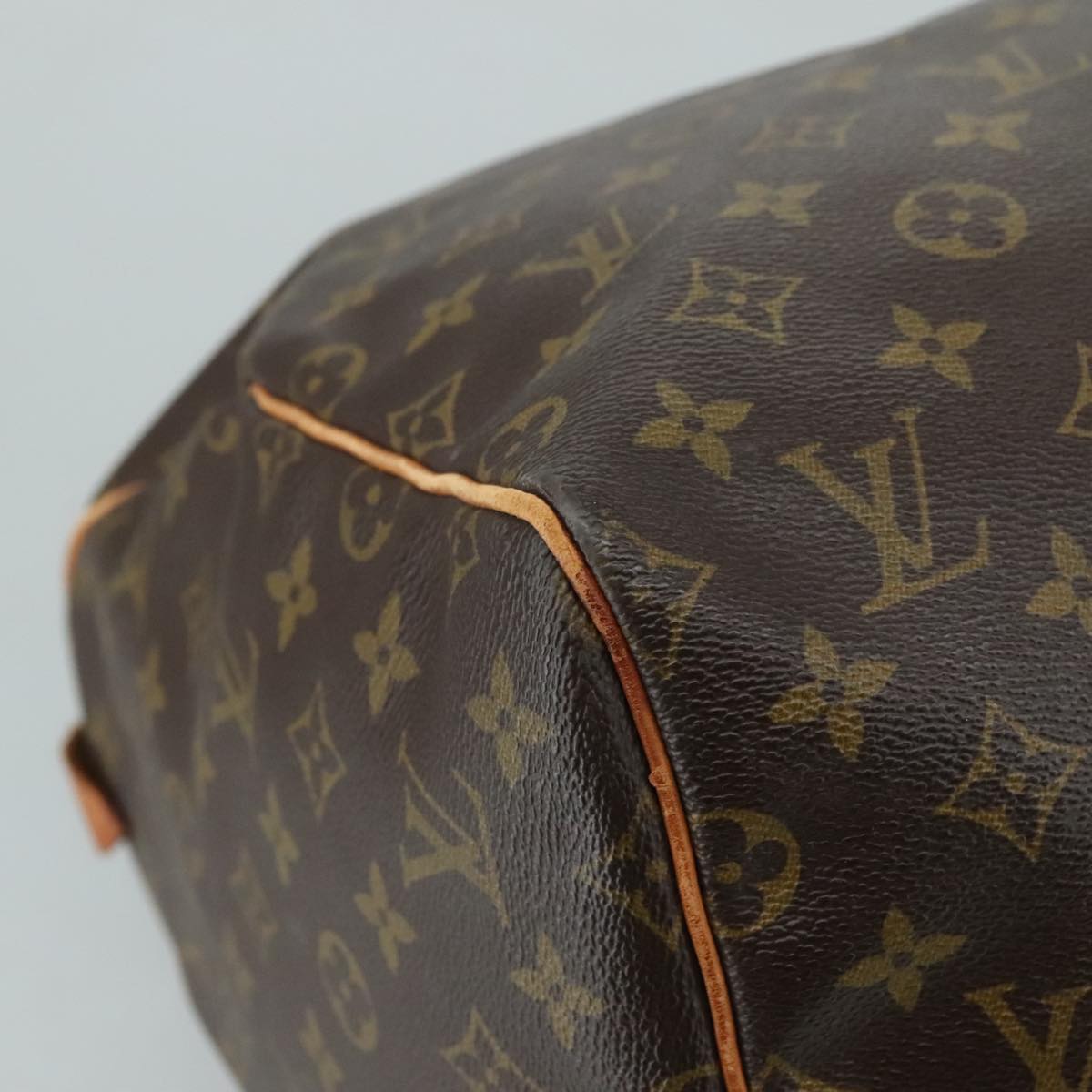 LOUIS VUITTON Monogram Keepall 55 Boston Bag M41424 LV 109040