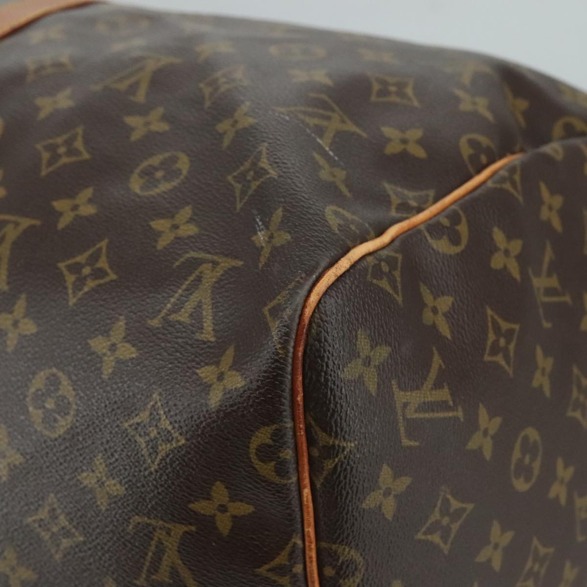 LOUIS VUITTON Monogram Keepall 55 Boston Bag M41424 LV 109040