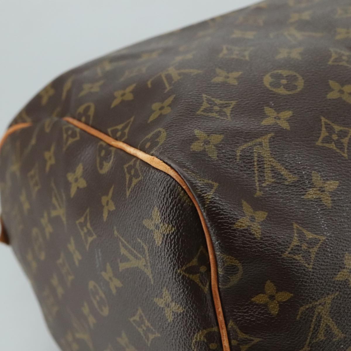 LOUIS VUITTON Monogram Keepall 55 Boston Bag M41424 LV 109040