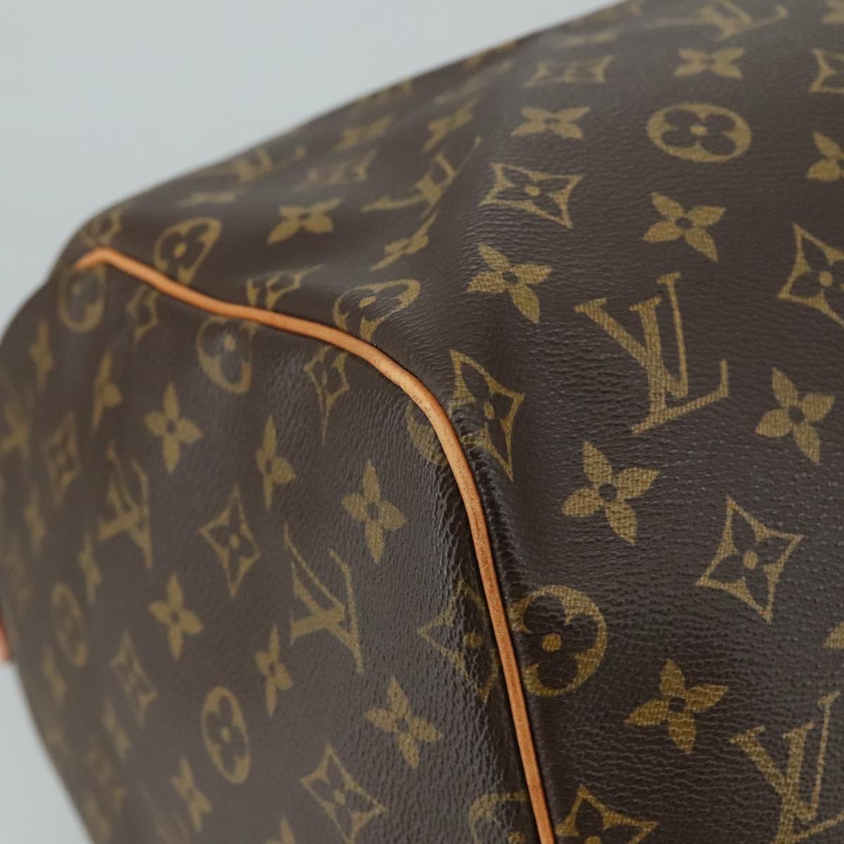 LOUIS VUITTON Monogram Keepall 55 Boston Bag M41424 LV 109041
