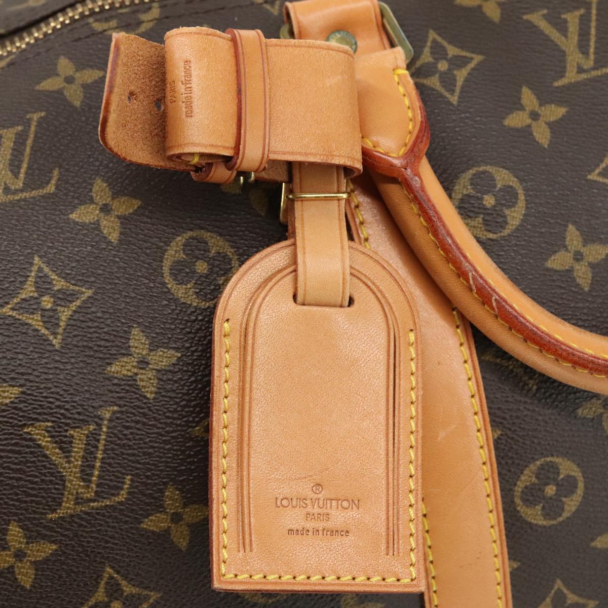 LOUIS VUITTON Monogram Keepall 55 Boston Bag M41424 LV 109041