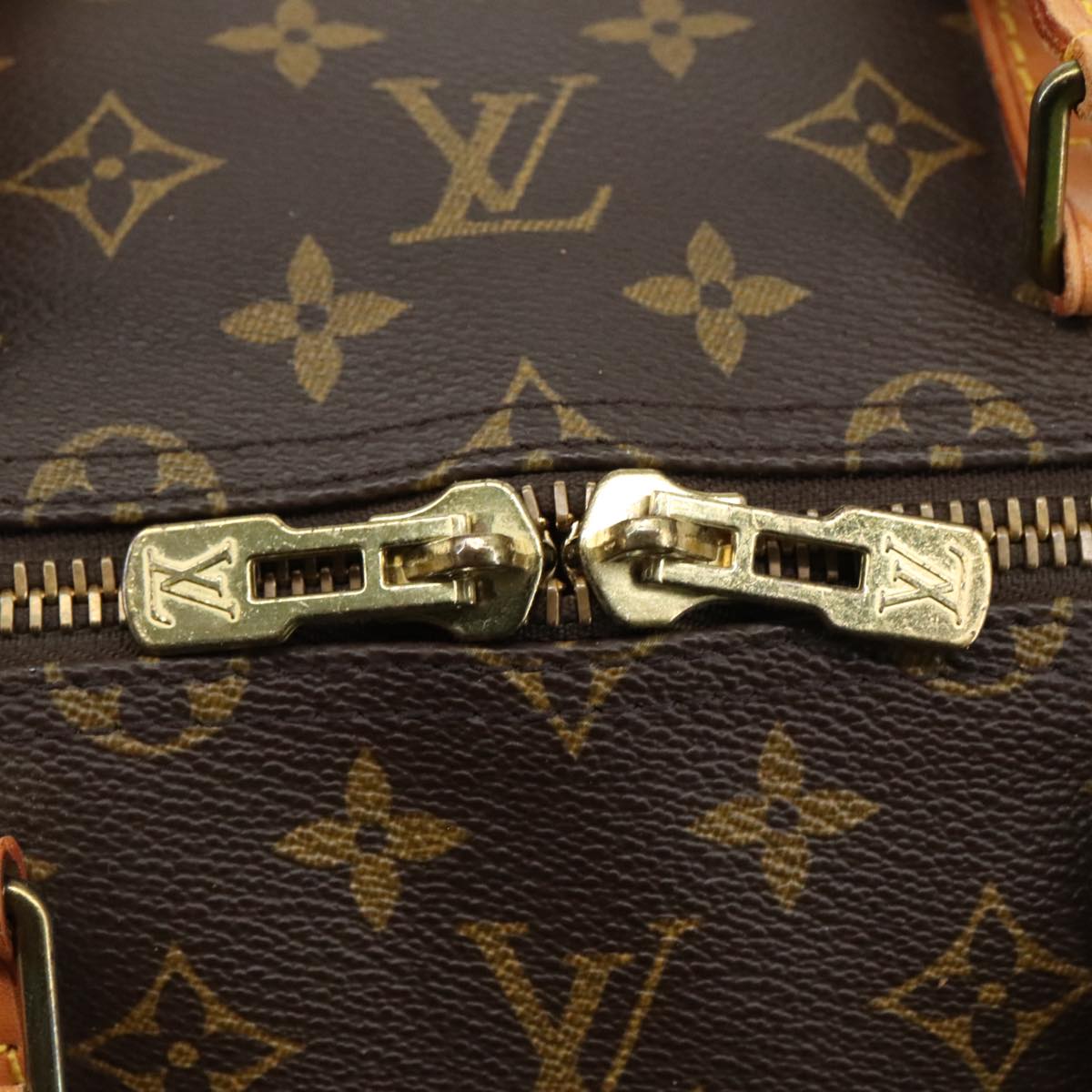LOUIS VUITTON Monogram Keepall 55 Boston Bag M41424 LV 109041