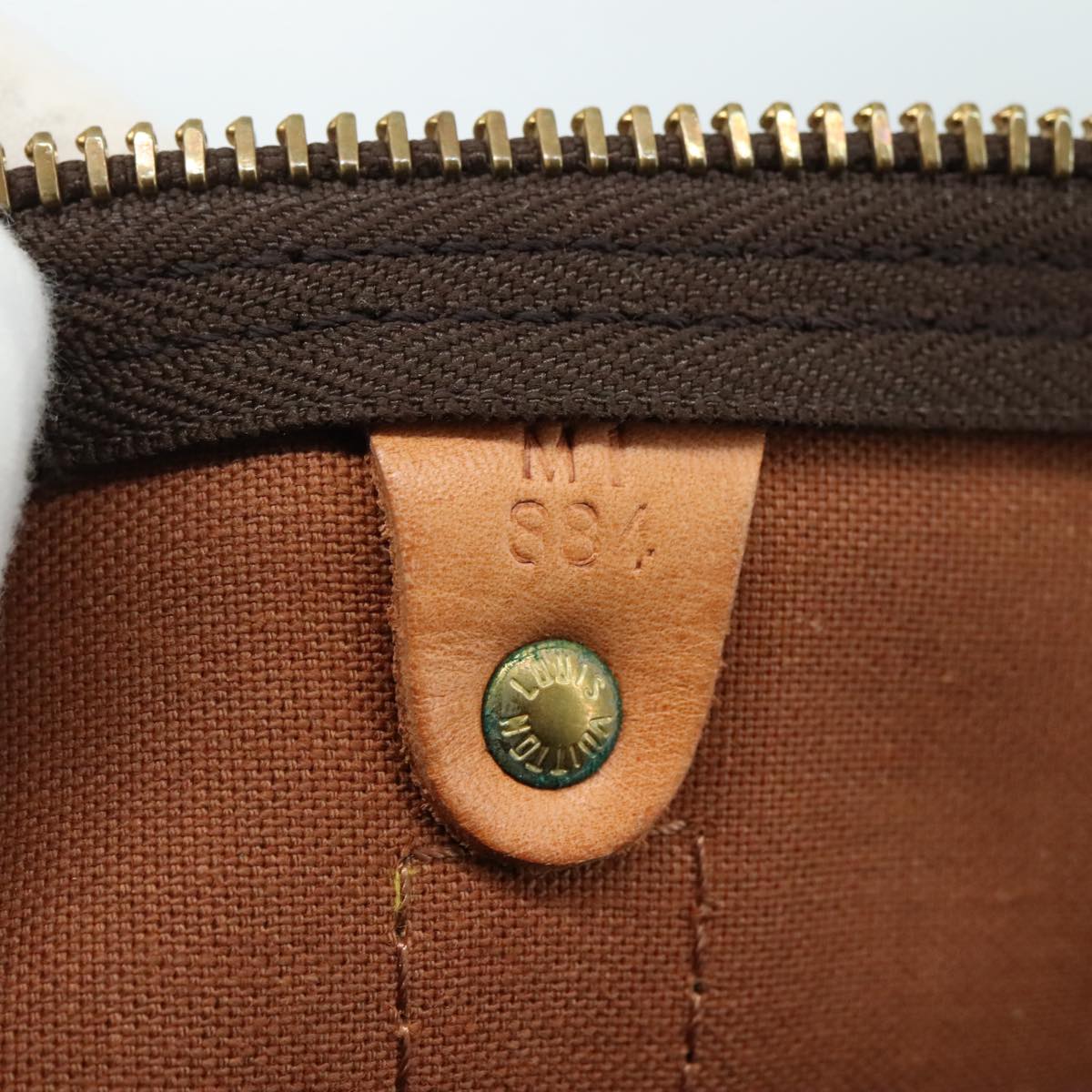 LOUIS VUITTON Monogram Keepall 55 Boston Bag M41424 LV 109041