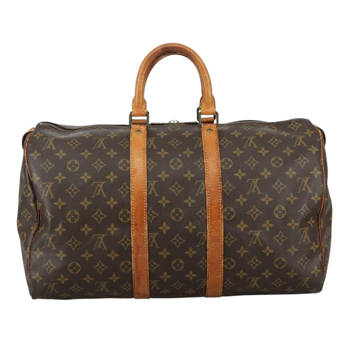 LOUIS VUITTON Monogram Keepall 45 Boston Bag M41428 LV 109047