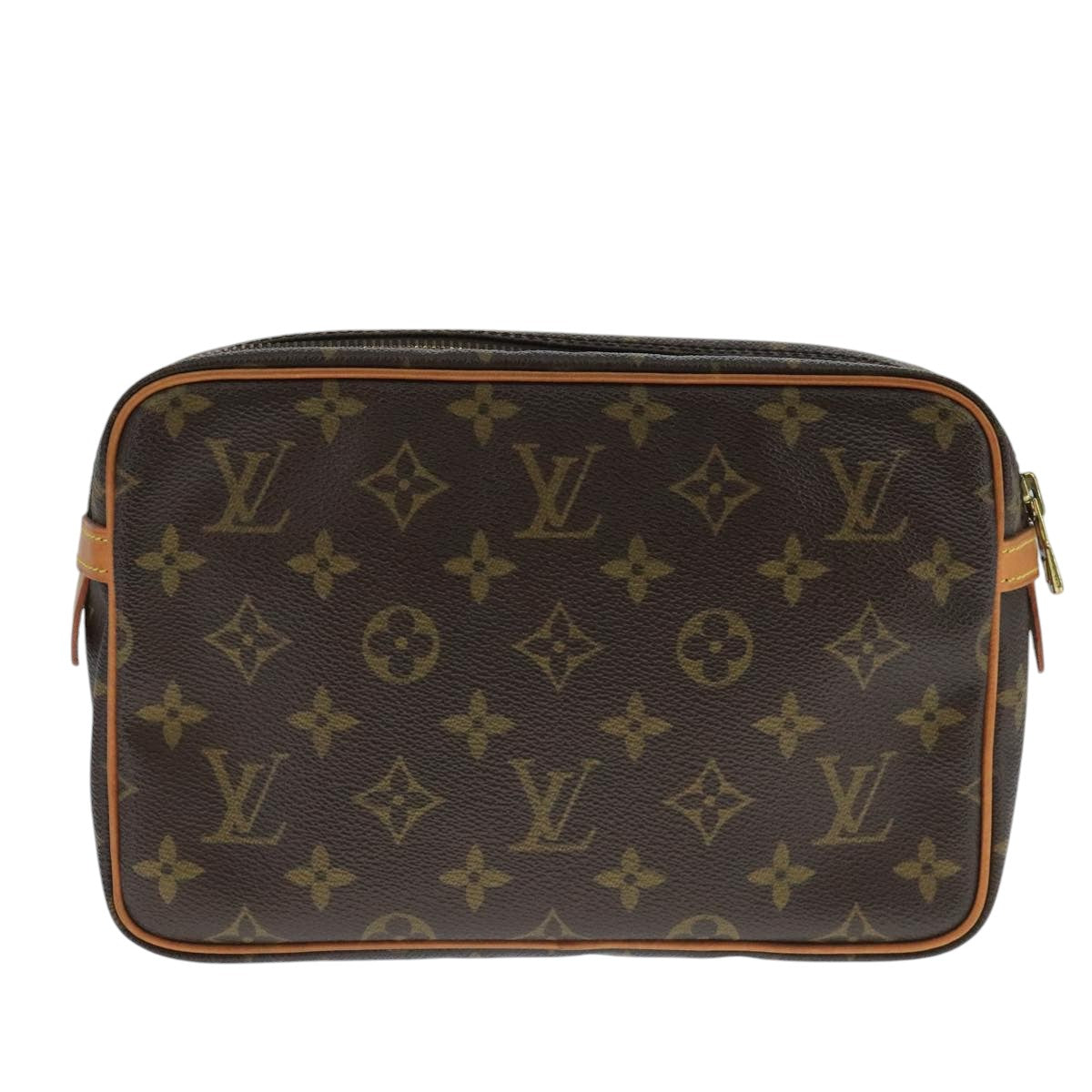 LOUIS VUITTON Monogram Compiegne 23 Clutch Bag M51847 LV 109181