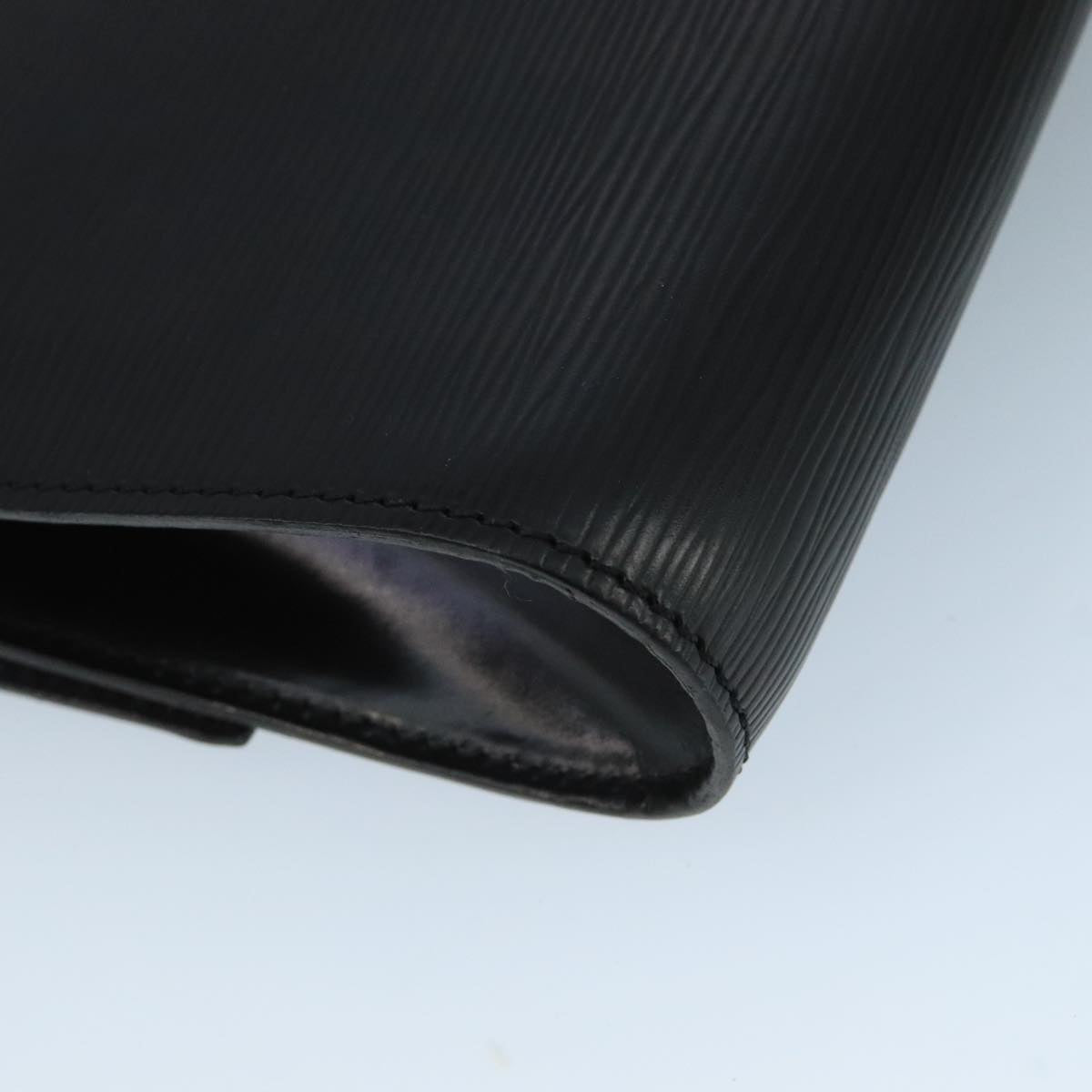LOUIS VUITTON Epi Chaillot Clutch Bag Black M52542 LV 109184
