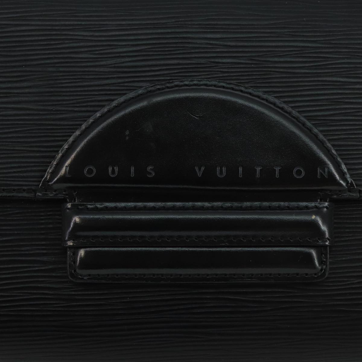 LOUIS VUITTON Epi Chaillot Clutch Bag Black M52542 LV 109184