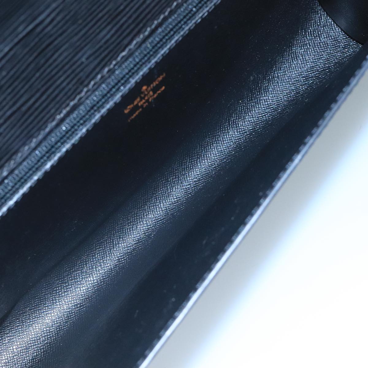 LOUIS VUITTON Epi Chaillot Clutch Bag Black M52542 LV 109184
