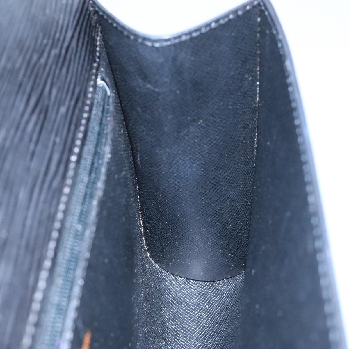 LOUIS VUITTON Epi Chaillot Clutch Bag Black M52542 LV 109184