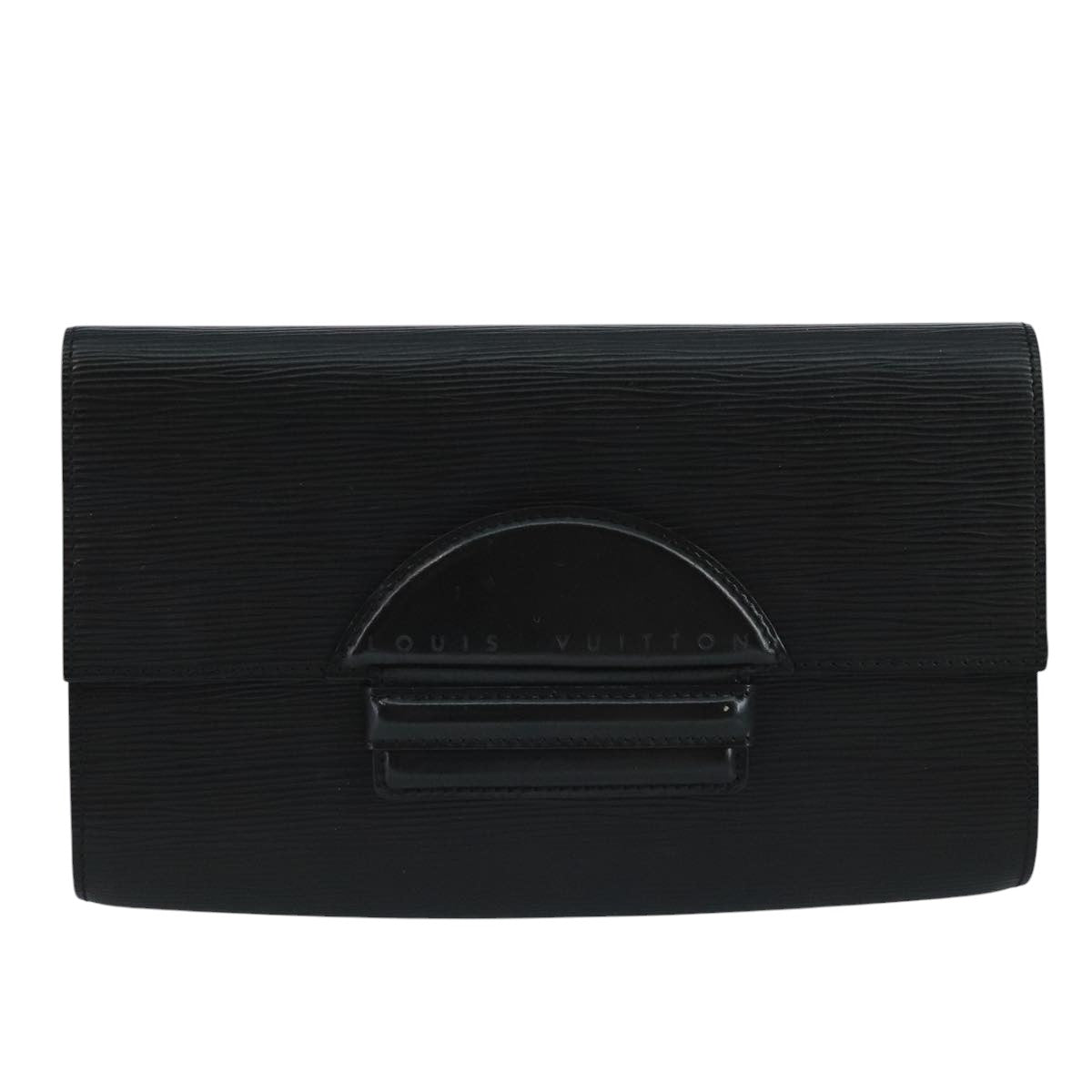 LOUIS VUITTON Epi Chaillot Clutch Bag Black M52542 LV 109184